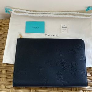Tiffany & Co. Wave Leather Clutch